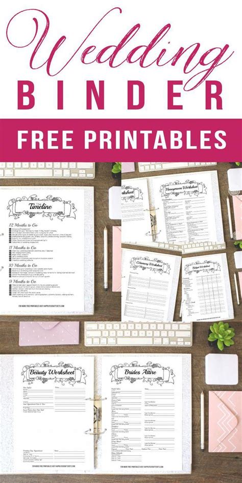 Wedding Binder Printables Free